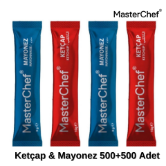MASTER CHEF Ketçap & Mayonez Tek Kullanımlık 500+500 Adet