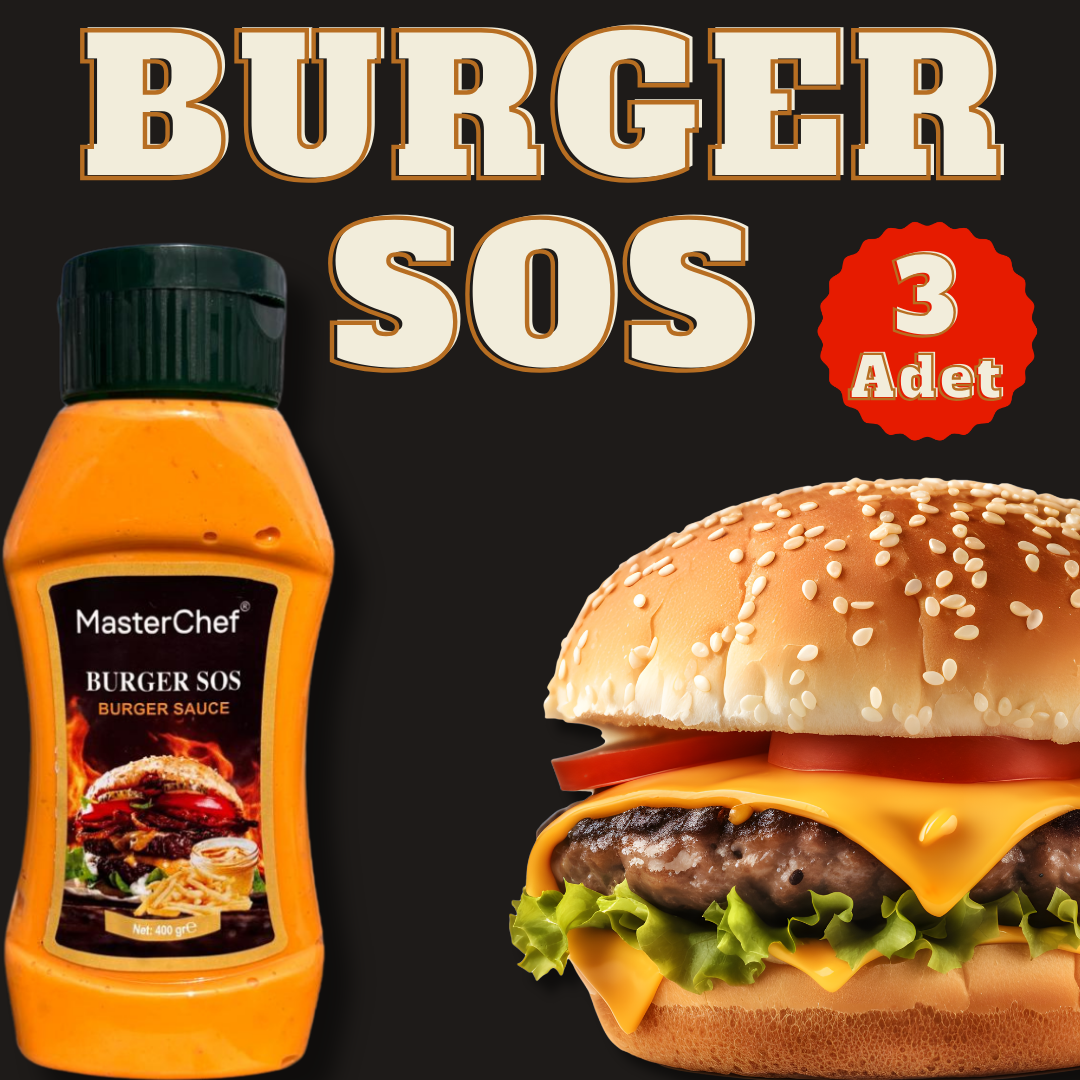 Masterchef Burger Sos 400 Gr - 3 Adet