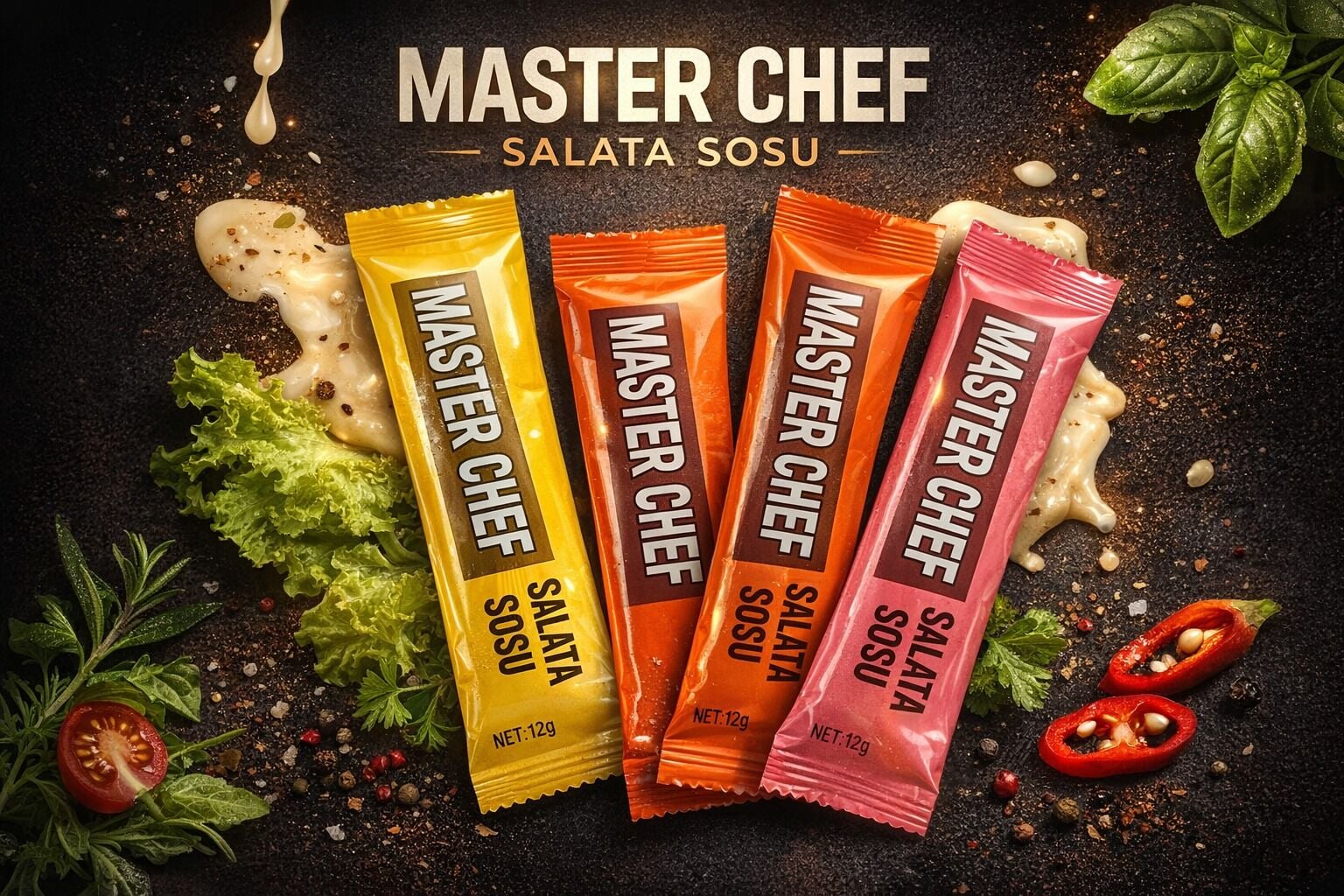MASTER CHEF 12 gr Salata Sosu 1.000 Adet