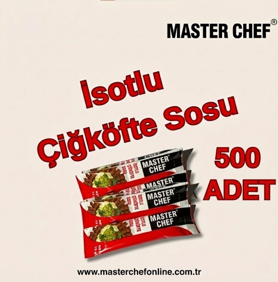 MASTER CHEF 12 gr İsotlu Çiğköfte Sosu 500 Adet