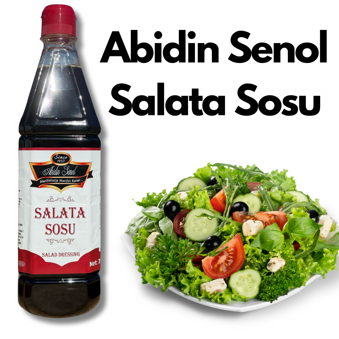 Abidin Şenol Salata Sosu 1000 gr 12 Adet