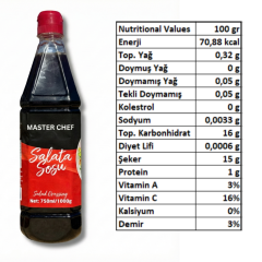 MASTER CHEF Salata Sosu 1000 Gr 12 Adet