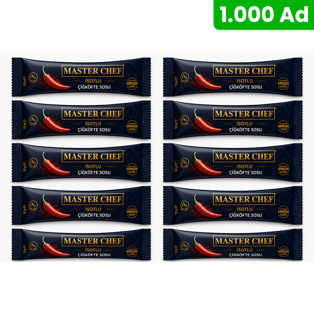 MASTER CHEF 12 gr İsotlu Çiğköfte Sosu 1.000 Adet