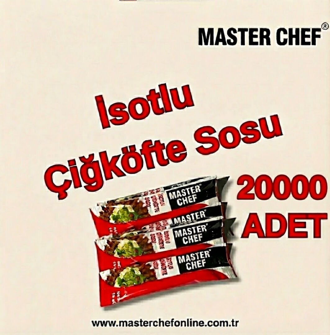 MASTER CHEF 12 gr İsotlu Çiğköfte Sosu 20.000 Adet