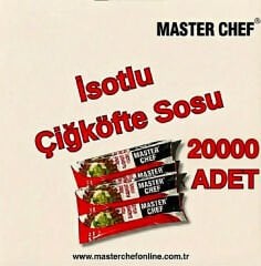 MASTER CHEF 12 gr İsotlu Çiğköfte Sosu 20.000 Adet