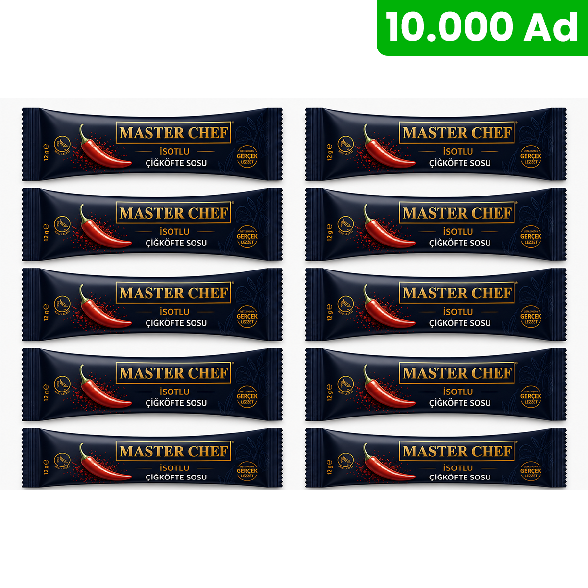 MASTER CHEF 12 gr İsotlu Çiğköfte Sosu 10.000 Adet