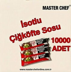 MASTER CHEF 12 gr İsotlu Çiğköfte Sosu 10.000 Adet