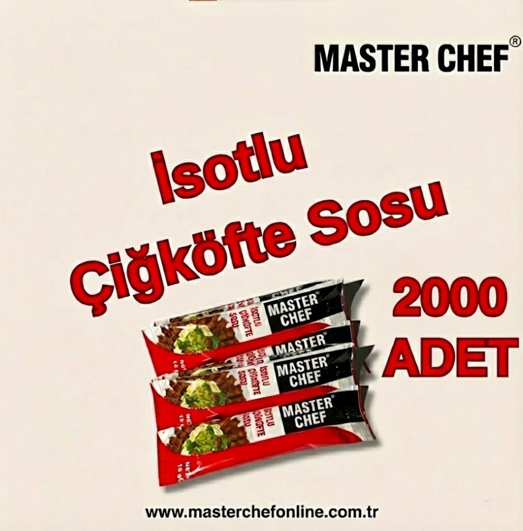 MASTER CHEF 12 gr İsotlu Çiğköfte Sosu 2.000 Adet