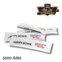 Abidin Şenol Salata Sosu 12 gr 5.000 Adet