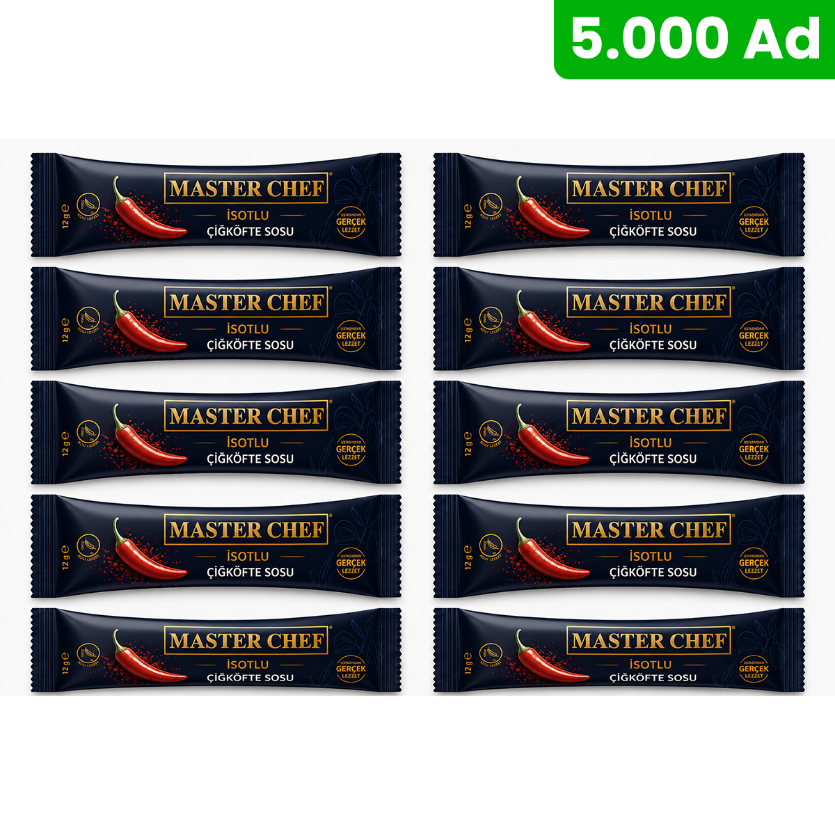 MASTER CHEF 12 gr İsotlu Çiğköfte Sosu 5.000 Adet