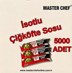 MASTER CHEF 12 gr İsotlu Çiğköfte Sosu 5.000 Adet