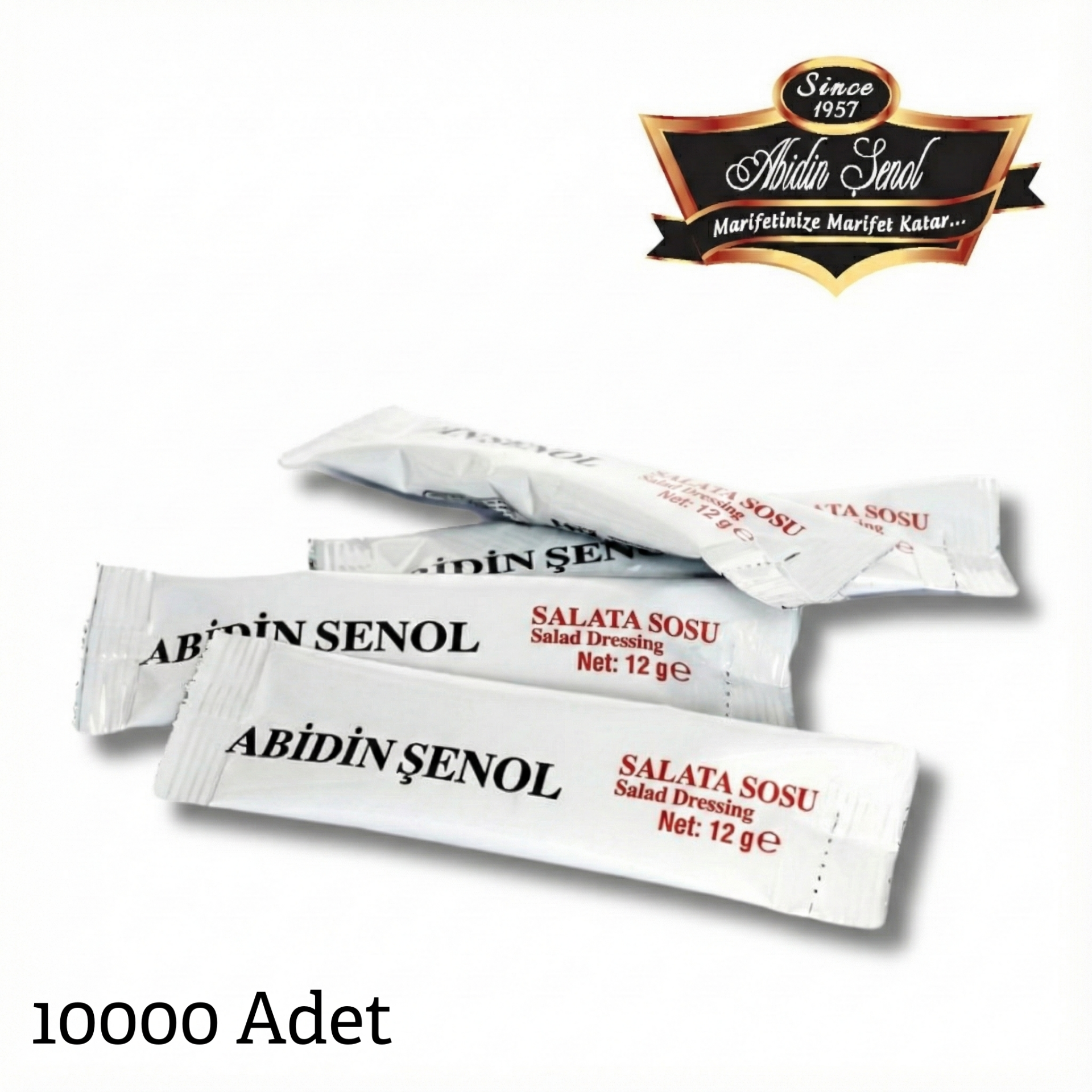 Abidin Şenol Salata Sosu 12 gr 10.000 Adet