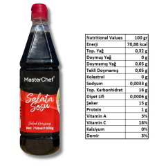 MasterChef Salata Sosu 1000 gr 1.008 Adet