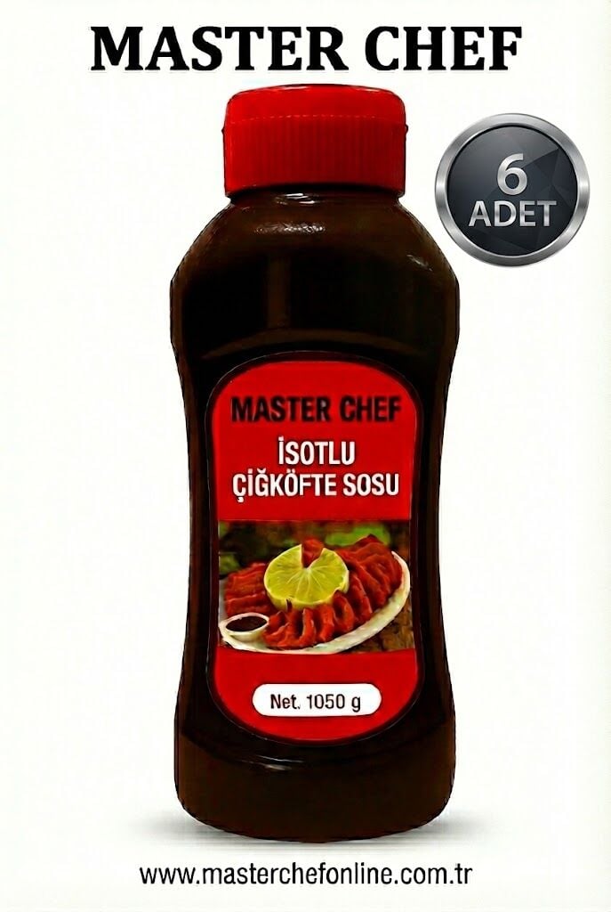 MASTER CHEF İsotlu Acılı Çiğköfte Sosu 1050 Gr 6 Adet