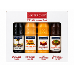 MASTER CHEF 4'LÜ Gurme Sos Seti