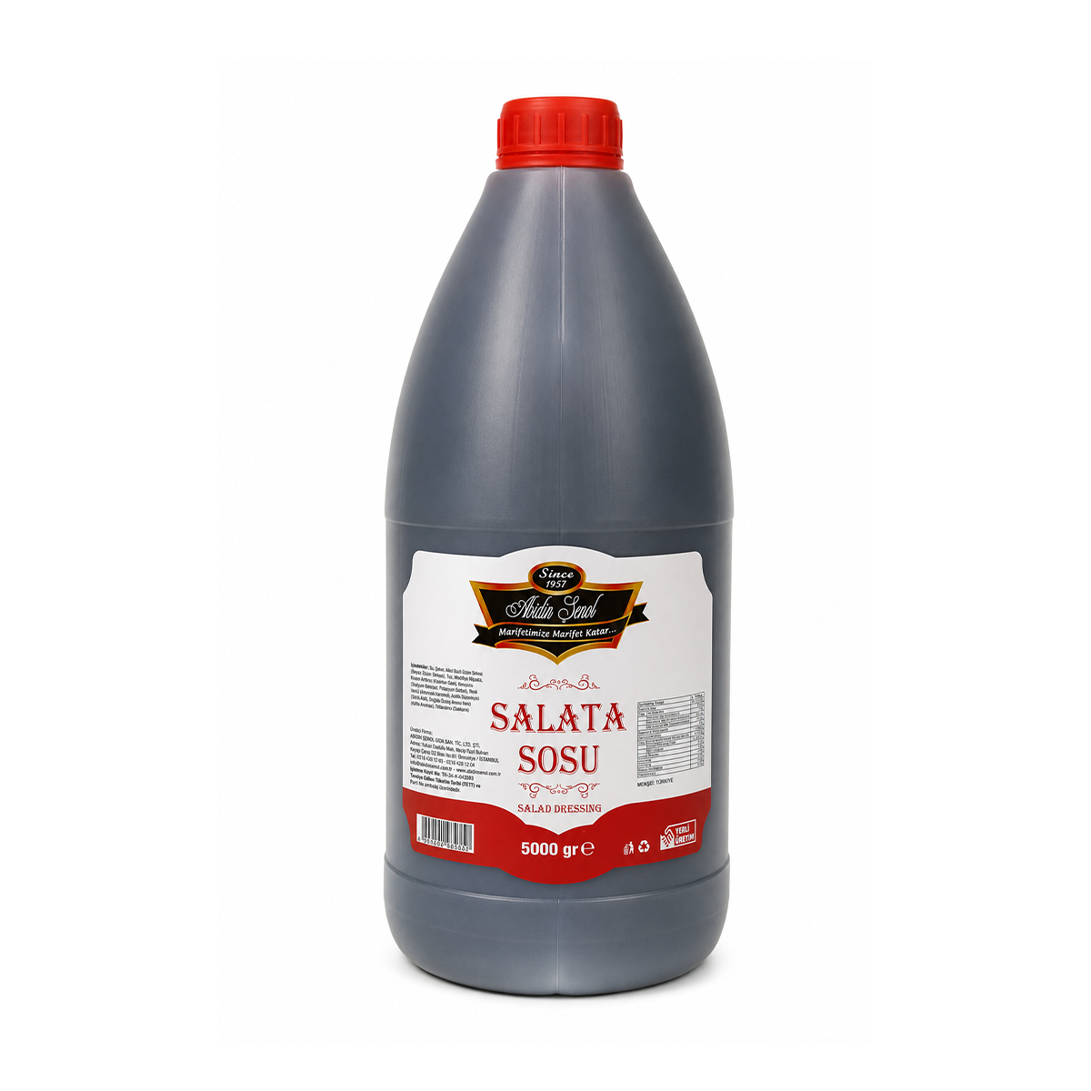 Abidin Şenol Salata Sosu 5000 Gr 4 Adet